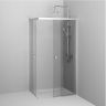 Душевой уголок AM.PM X-Joy 100х80 W94G-403-10080-MТ профиль Хром матовый стекло прозрачное