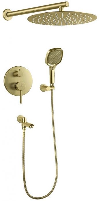 Душевая система FILARETE Roun FL1026MG цвет Золото матовое
