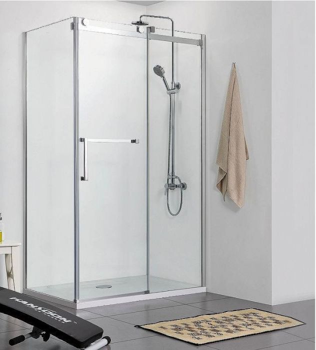 Душевой уголок Azario Vancouver 120х100 AZ-NKF1131R 1000 профиль Серебро стекло прозрачное