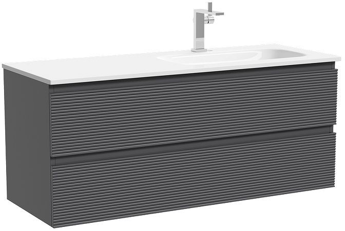 Тумба под раковину Sancos Folk 120 R FL120RGS подвесная цвет Grey soft
