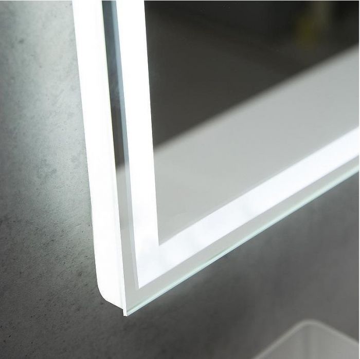 Зеркало BelBagno 120 SPC-GRT-1200-800-LED-TCH-SND с подсветкой с голосовым управлением и подогревом