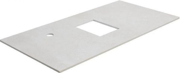 Комплект мебели для ванной STWORKI Эстерсунд 90 460330 подвесной Белый матовый Простоун беж