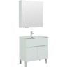 Комплект мебели для ванной Aquanet Алвита New 80 274213 Белый матовый Комплект мебели для ванной Aquanet Алвита New 80 274213 Белый матовый
