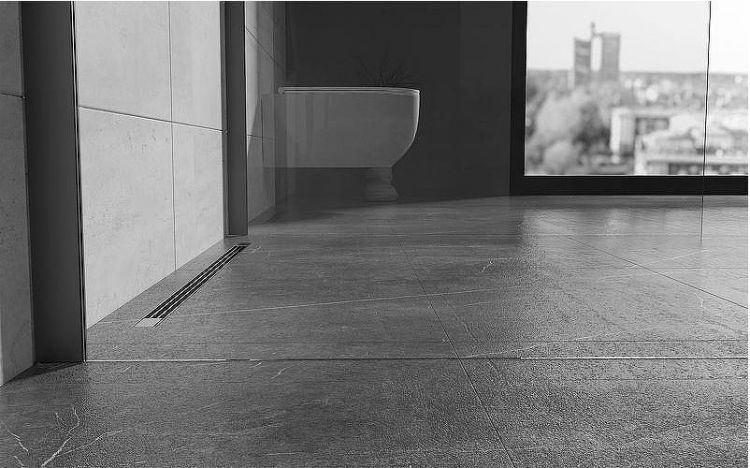 Душевой лоток Bettoserb Advanced Slim 95 13600036 с решеткой Нержавеющая сталь