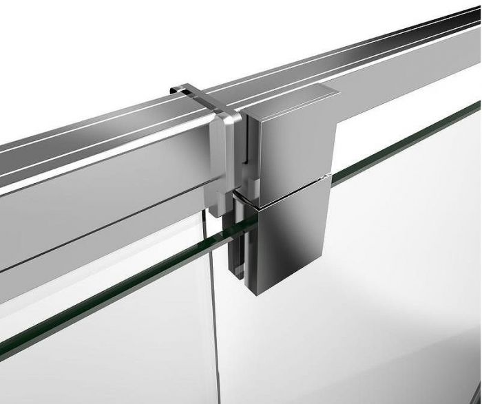 Душевой уголок Vincea Intra 100х90 VSR-1I901090CL профиль Хром стекло прозрачное