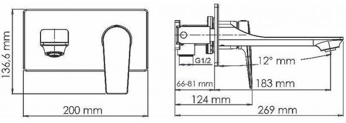 Смеситель для раковины WasserKRAFT Lopau 3230 Хром