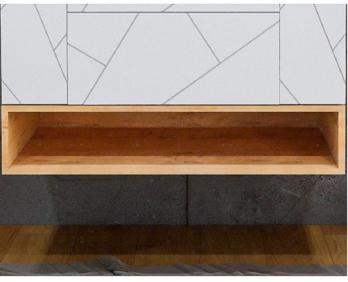 Ниша для тумбы Бриклаер Кристалл 90 4627125415913 Дуб Бунратти