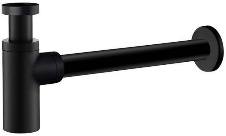 Сифон для раковины Timo 958/03L Черный матовый