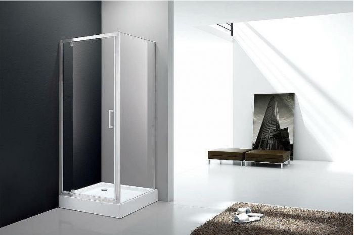 Душевой уголок Cezares Molveno 90x90 MOLVENO-A-1-90-C-Cr-IV профиль Хром стекло прозрачное
