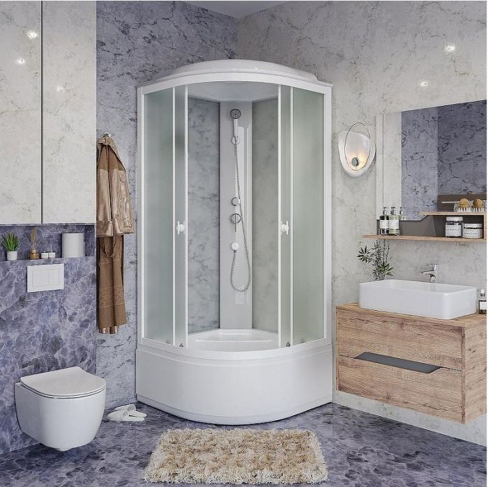 Душевая кабина Niagara Promo 100x100 P100/40/MT без гидромассажа