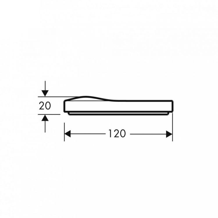 Мыльница AXOR Massaud хром 42233000