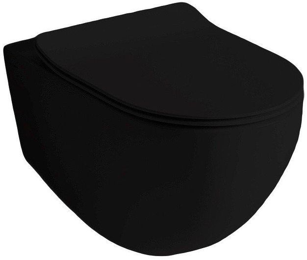 Унитаз Artceram File 2.0 Reel FLV006 17 00 подвесной цвет Черный матовый без сиденья