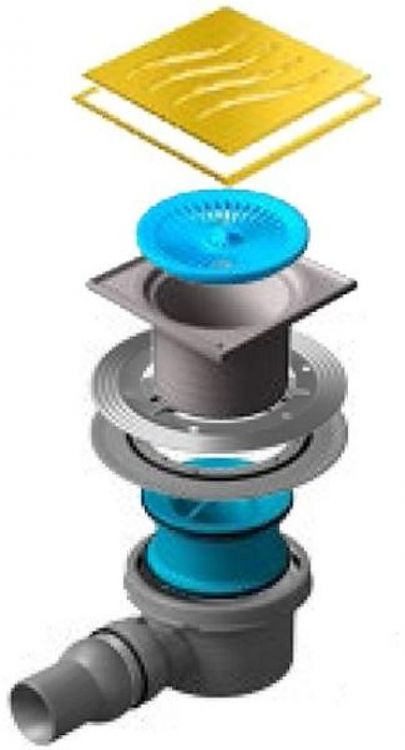 Душевой трап Pestan Confluo Standard 13000140 с решеткой