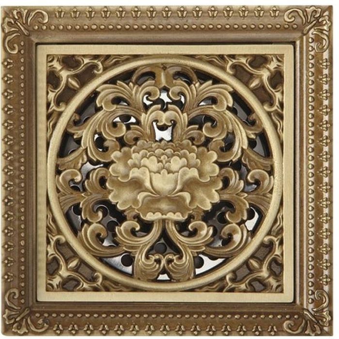 Душевой трап Veragio Canyon VR.CAN-2059.BR с решеткой Бронза