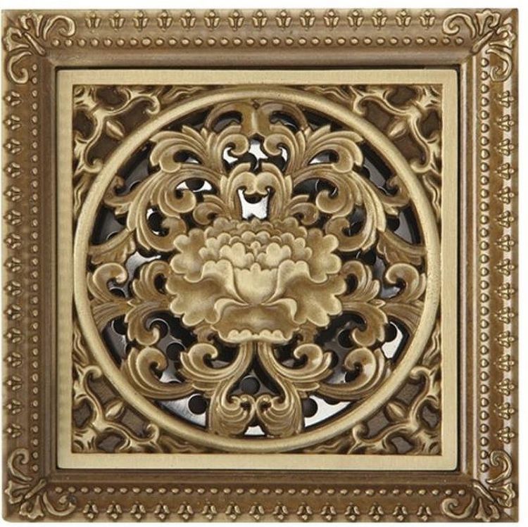 Душевой трап Veragio Canyon VR.CAN-2059.BR с решеткой Бронза