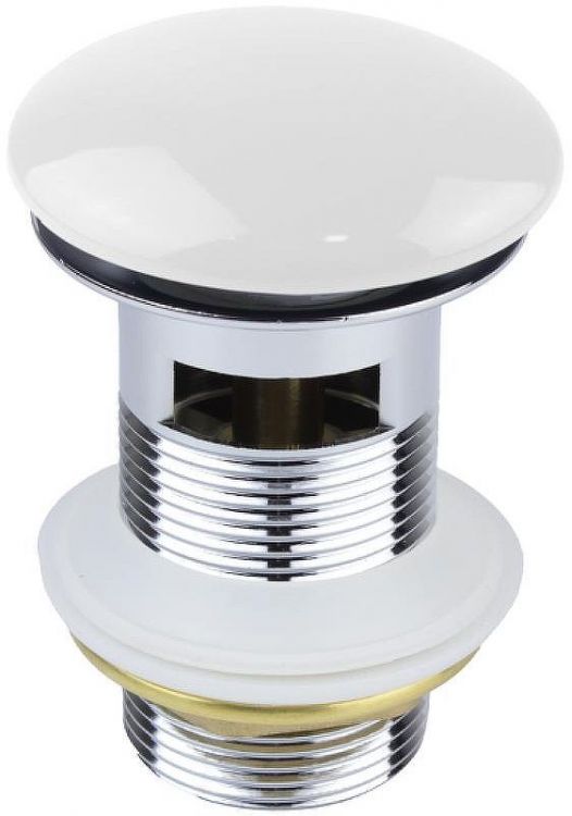 Донный клапан Bronze de Luxe 1001W click-clack Белый Донный клапан Bronze de Luxe 1001W click-clack Белый