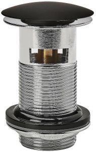 Донный клапан Wirquin Black touch 30722855 click-clack Черный