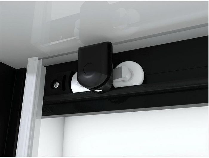 Душевая кабина Black&White Galaxy 8002900 с гидромассажем профиль Черный задняя стенка Белая