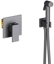 Гигиенический душ со смесителем Timo Selene 2089/03SM Черный матовый