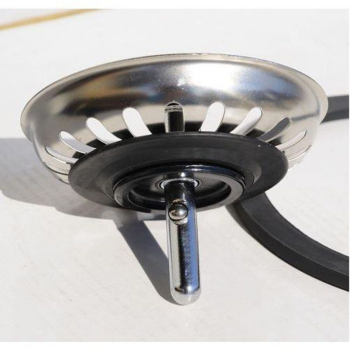 Слив-перелив для кухонной мойки McAlpine OF2-113S цвет Белый Хром