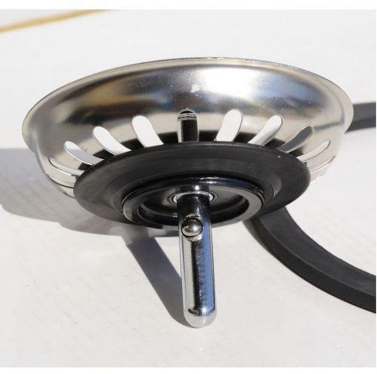 Слив-перелив для кухонной мойки McAlpine OF2-113S цвет Белый Хром