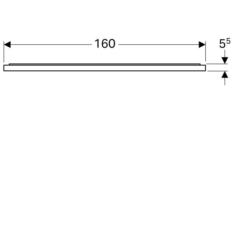 Зеркало Geberit Xeno? с подсветкой 160х70х5.5 [500.204.00.1]