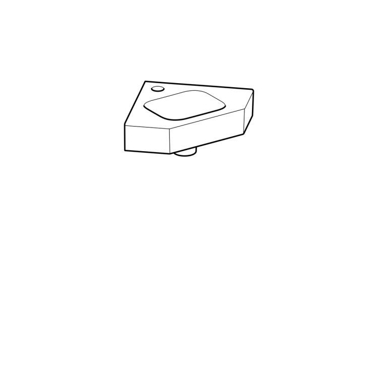 Раковина Geberit iCon XS, 124729000