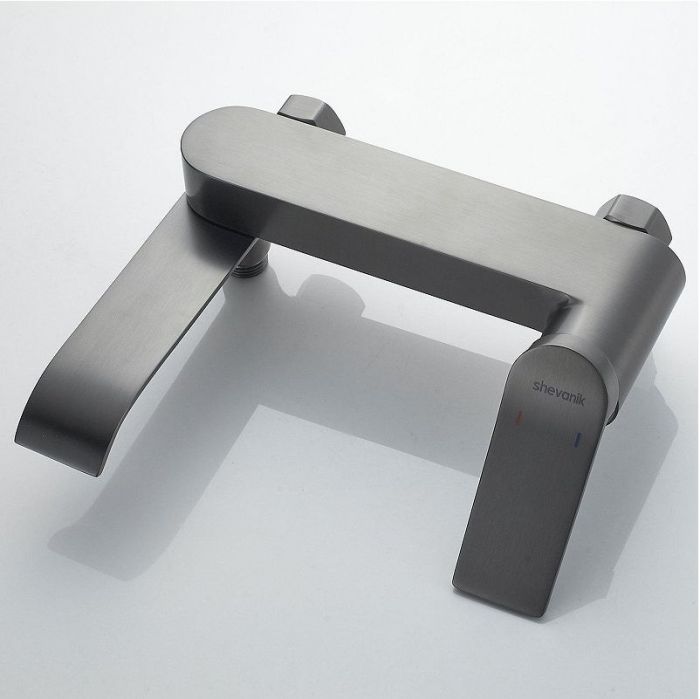 Смеситель для ванны Shevanik S4102T цвет Оружейная сталь