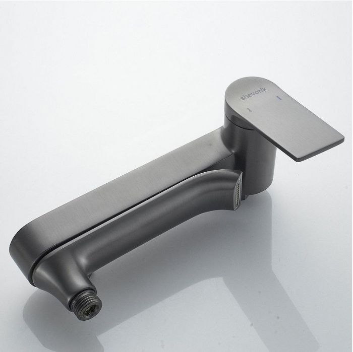 Смеситель для ванны Shevanik S4102T цвет Оружейная сталь