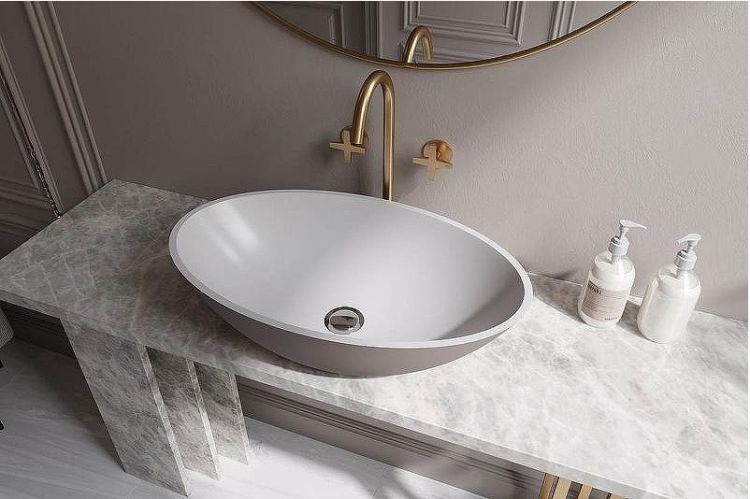 Раковина-чаша Holbi Dione 59 1.02.006.11.1 Белая матовая