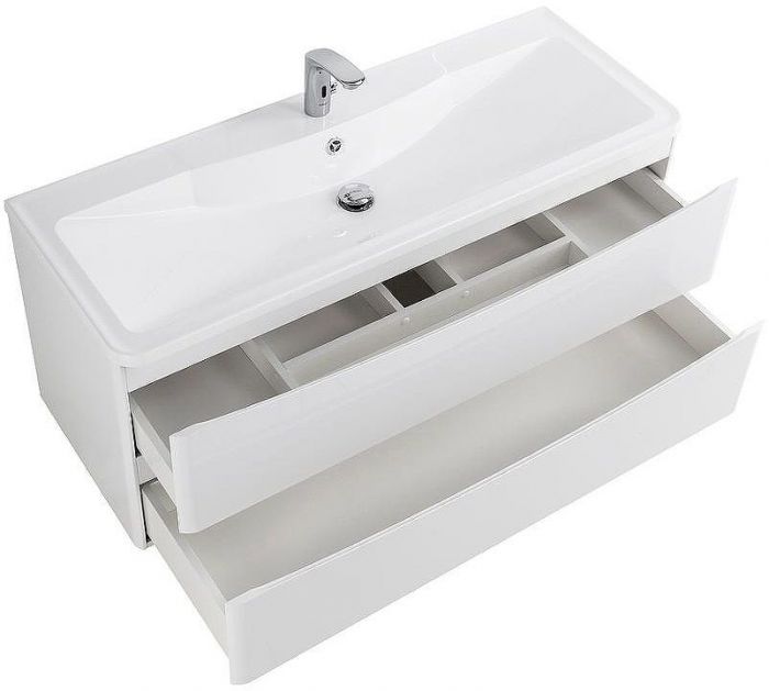 Тумба под раковину BelBagno 120 ACQUA-1200-2C-SO-BL подвесная Bianco Lucido