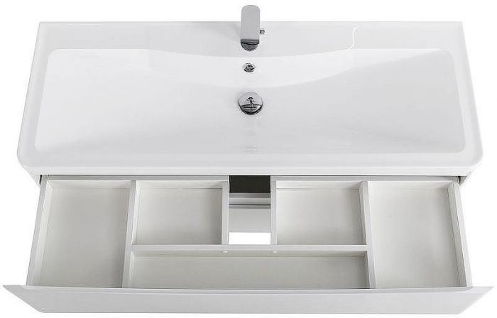 Тумба под раковину BelBagno 120 ACQUA-1200-2C-SO-BL подвесная Bianco Lucido
