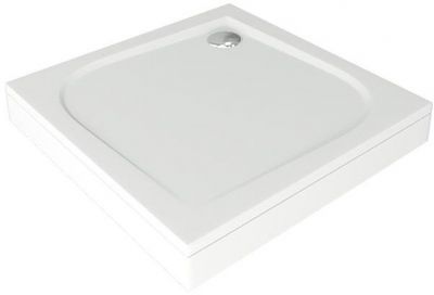 Душевой поддон из искусственного камня Good Door Квадро 80x80 Белый