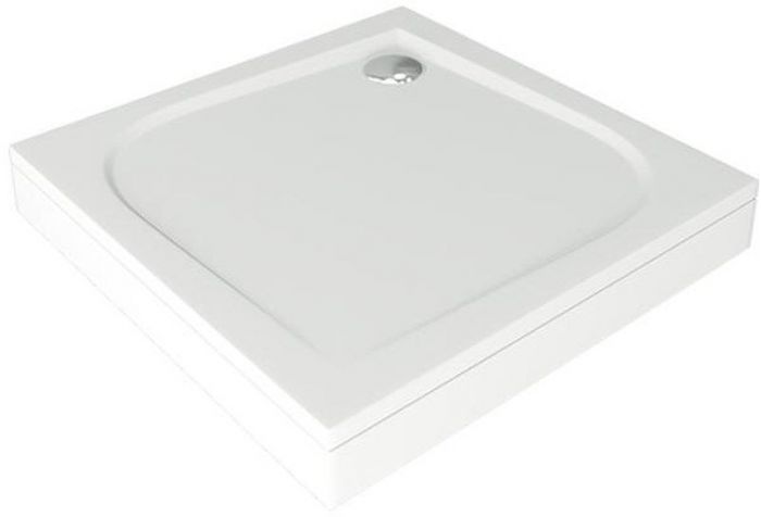 Душевой поддон из искусственного камня Good Door Квадро 80x80 Белый