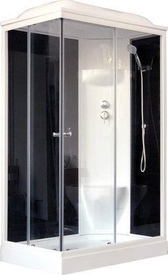 Душевая кабина Royal Bath RB 8120HP6-BT-CH (черное/прозрачное) правая