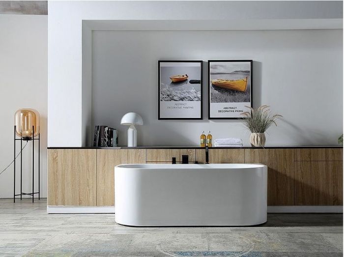 Акриловая ванна Abber 170х78 AB9310 без гидромассажа