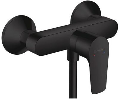 Hansgrohe Talis E Смеситель для душа, настенный, цвет: черный матовый