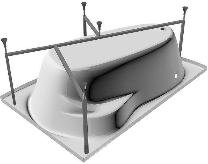 Акриловая ванна Relisan Ariadna 150x100 L Гл000000533 без гидромассажа