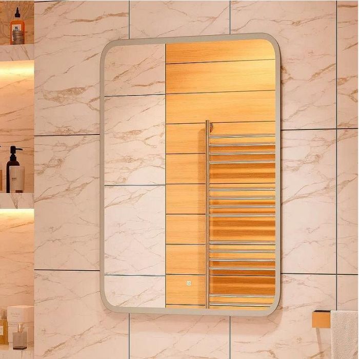Зеркало Континент Glamour 700х1200 ЗЛП236 с подсветкой с сенсорным выключателем
