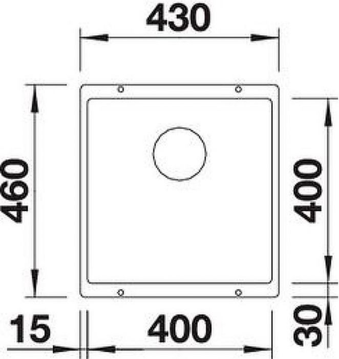 Кухонная мойка Blanco Subline 400-U 523431 Кофе