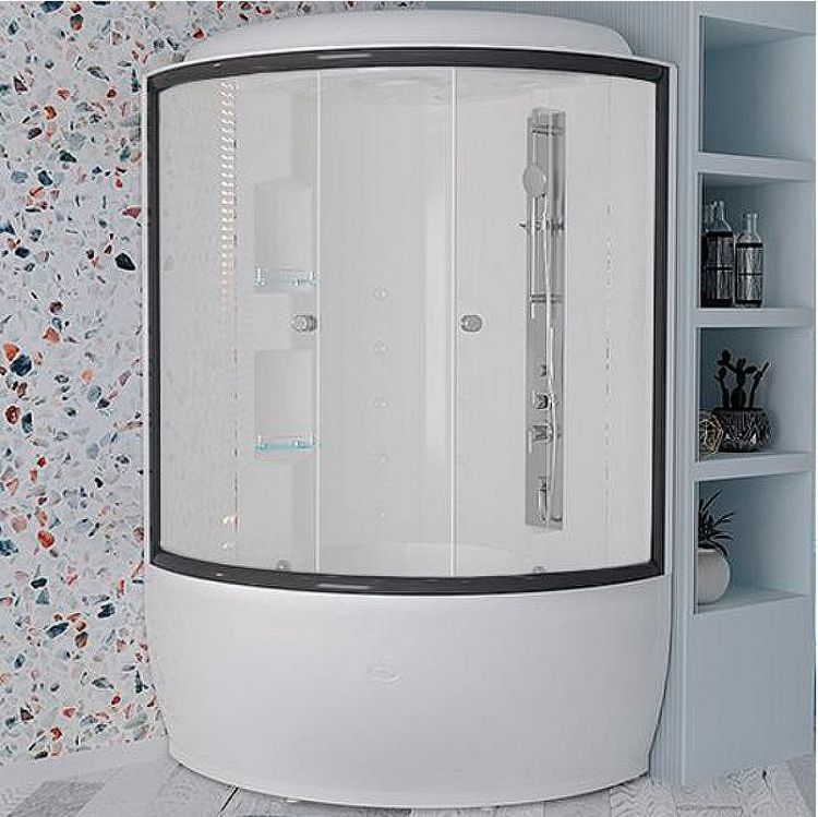 Душевой бокс Radomir Лаура К2 128x128 1-04-6-0-5-0870 с баней с гидромассажем