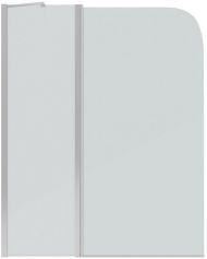 Шторка на ванну Bravat Alfa 110 BG110.5111A профиль Хром стекло прозрачное