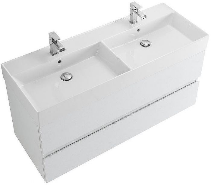 Тумба под раковину Cezares Molveno 46 120 MOLVENO 46-120-2C-SO-2-BG подвесная Bianco Ghiaccio