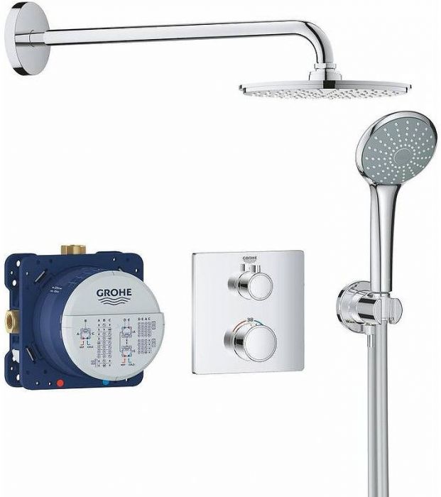 Душевая система Grohe Grohtherm 34734000 с термостатом Хром