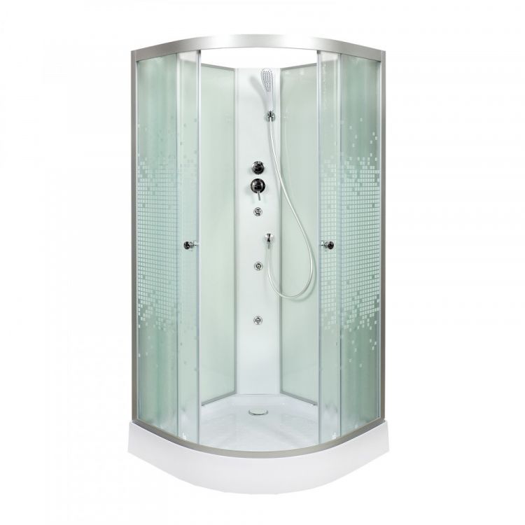 Душевая кабина Deto L 908 N без крыши с гидромассажем 80x80x200 Душевая кабина Deto L 908 N без крыши с гидромассажем 80x80x200