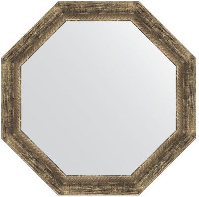 Зеркало Evoform Octagon 68х68 BY 7323 в багетной раме - Старое дерево с плетением 70