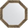 Зеркало Evoform Octagon 68х68 BY 7323 в багетной раме - Старое дерево с плетением 70