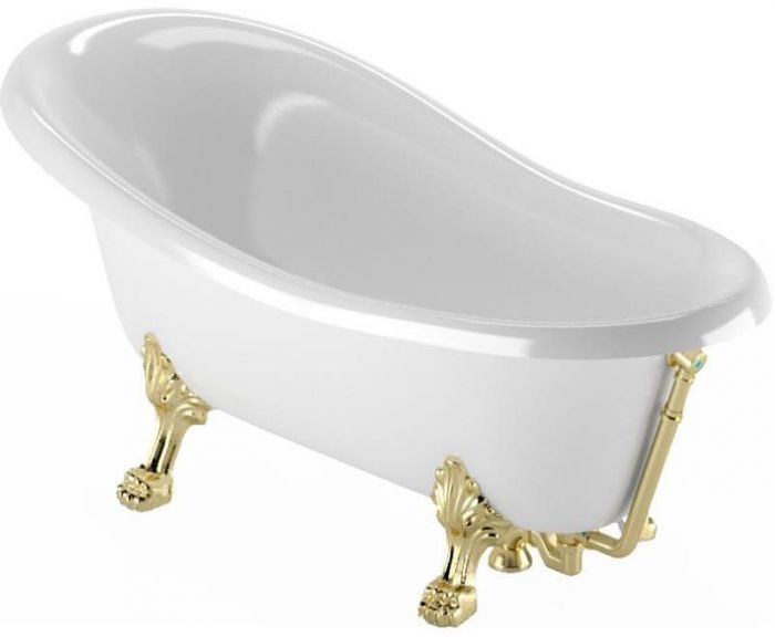 Ванна из искусственного камня Veragio Markiza 185x82 30256 без гидромассажа