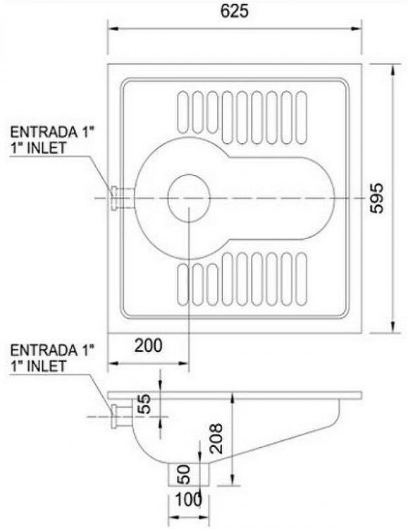 Чаша Генуя Nofer 13021.B Глянцевая нержавеющая сталь