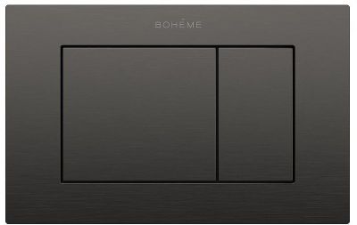 Клавиша смыва Boheme 650/2-GM цвет Оружейная сталь